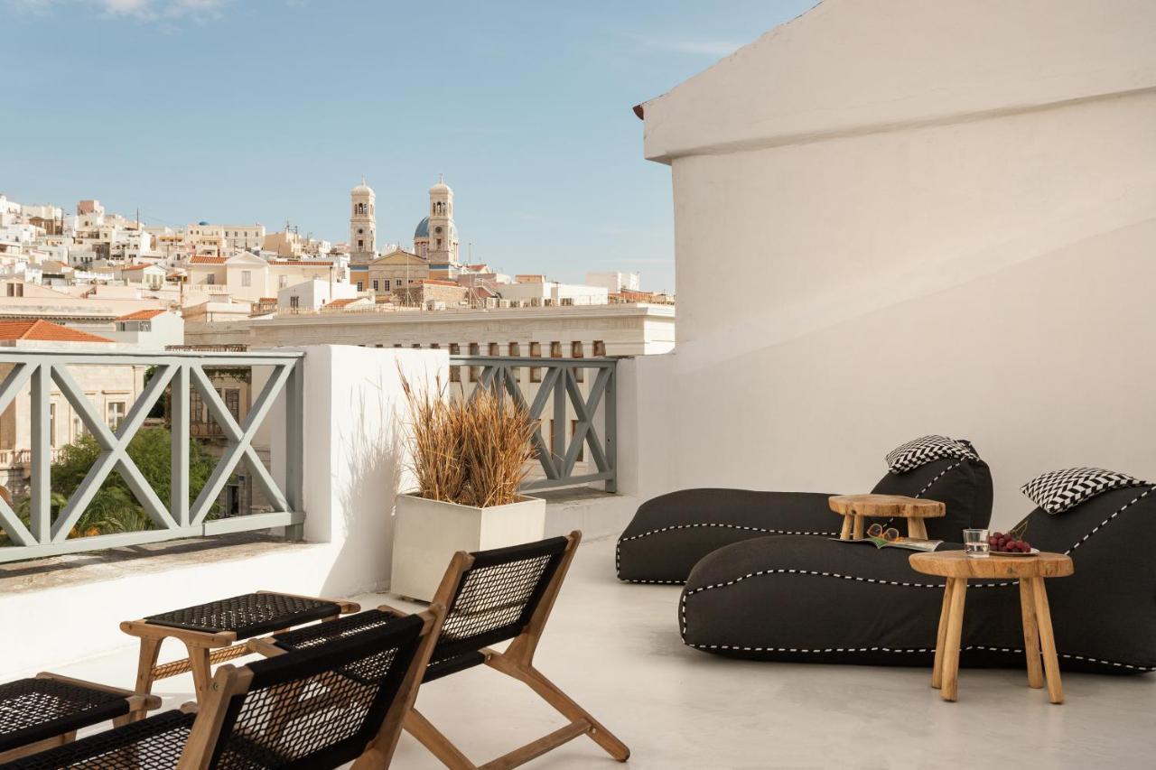 Syros Soul Luxury Suites Ermoupoli Exterior foto