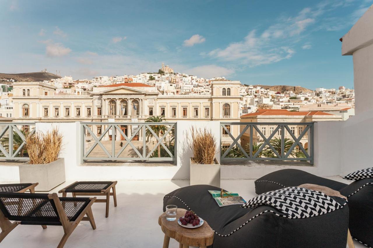 Syros Soul Luxury Suites Ermoupoli Exterior foto